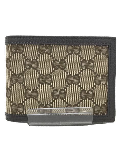 gucci 3848e6969|GUCCI fold wallet 2 Brown total pattern 3848E6969 333042 .